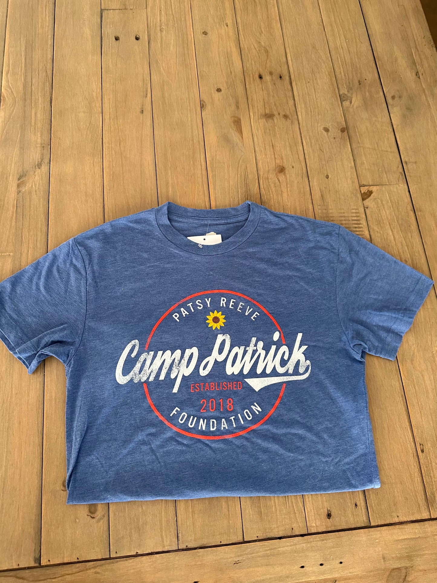 Camp Patrick Traditional Logo - Blue - Adult